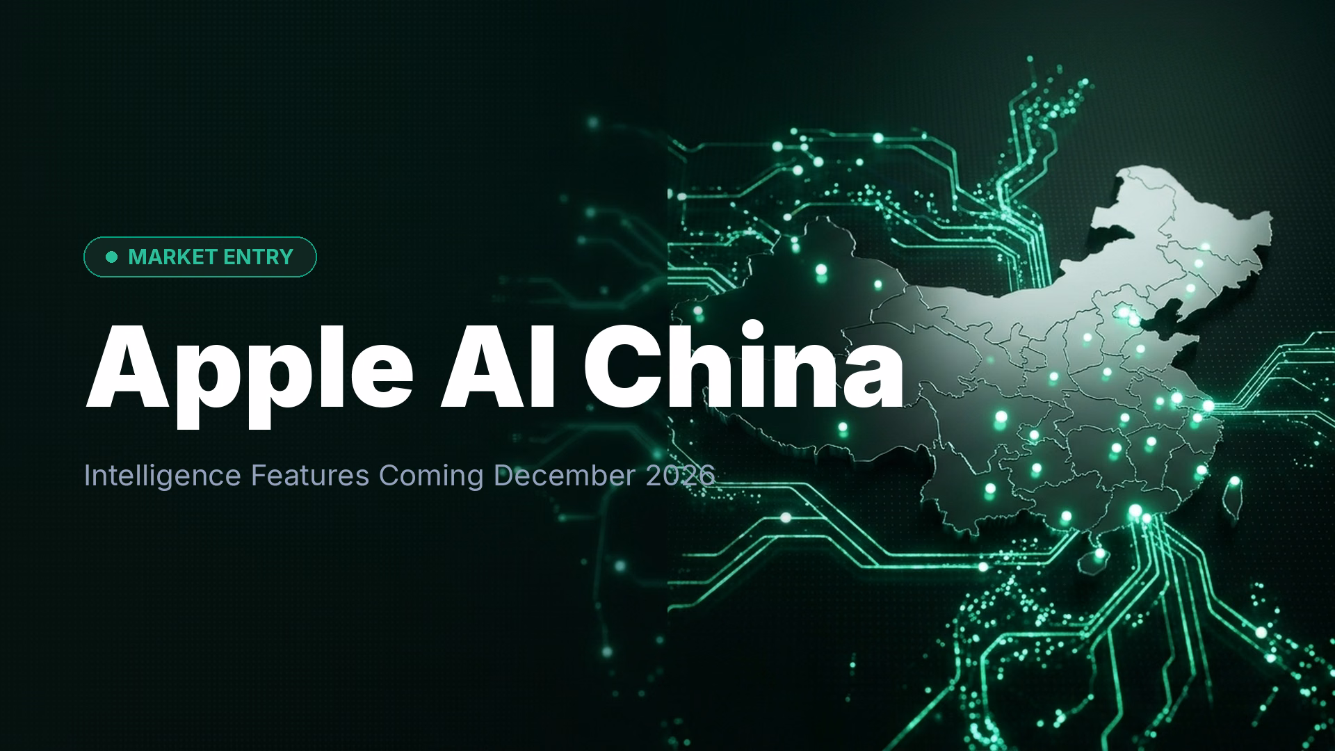 Apple Intelligence China Launch Set for December 2026