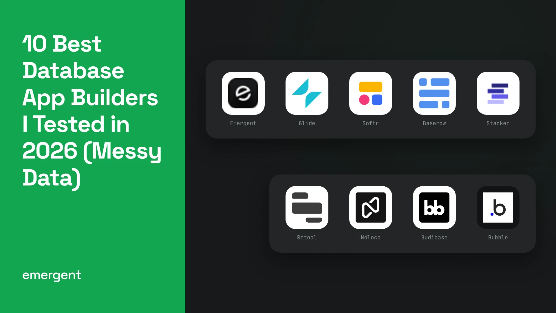 10 Best Database App Builders I Tested in 2026 (Messy Data)