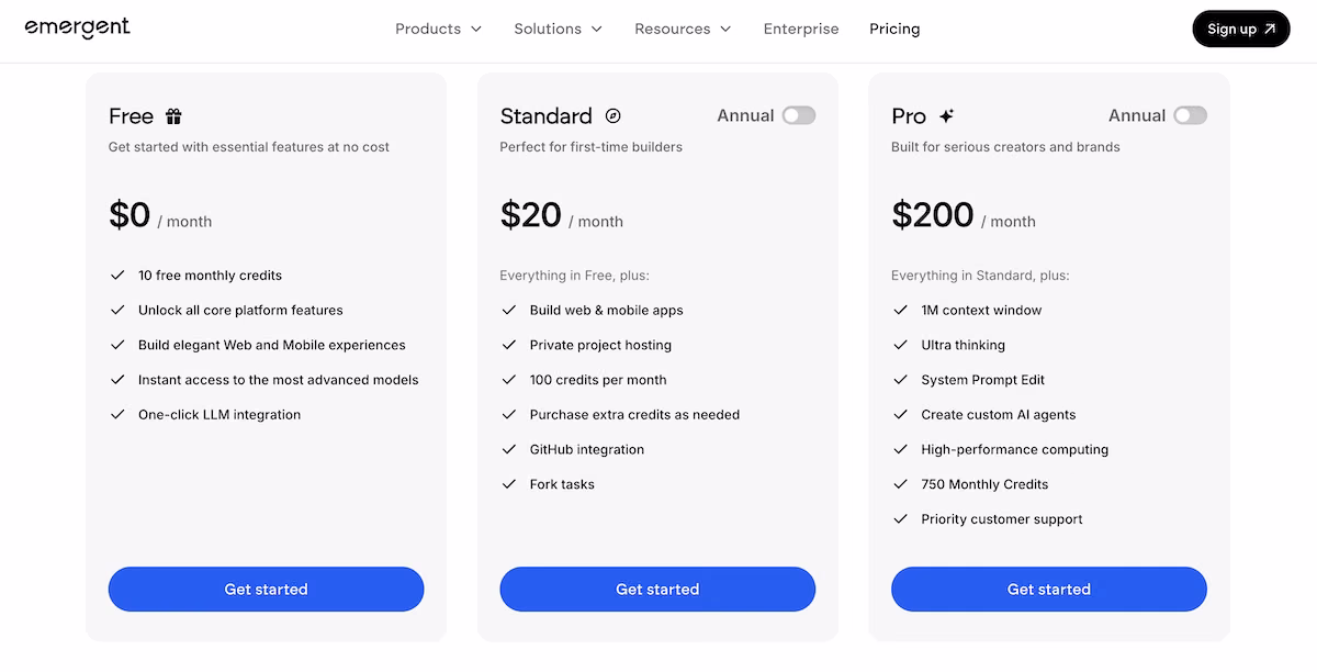 emergent pricing