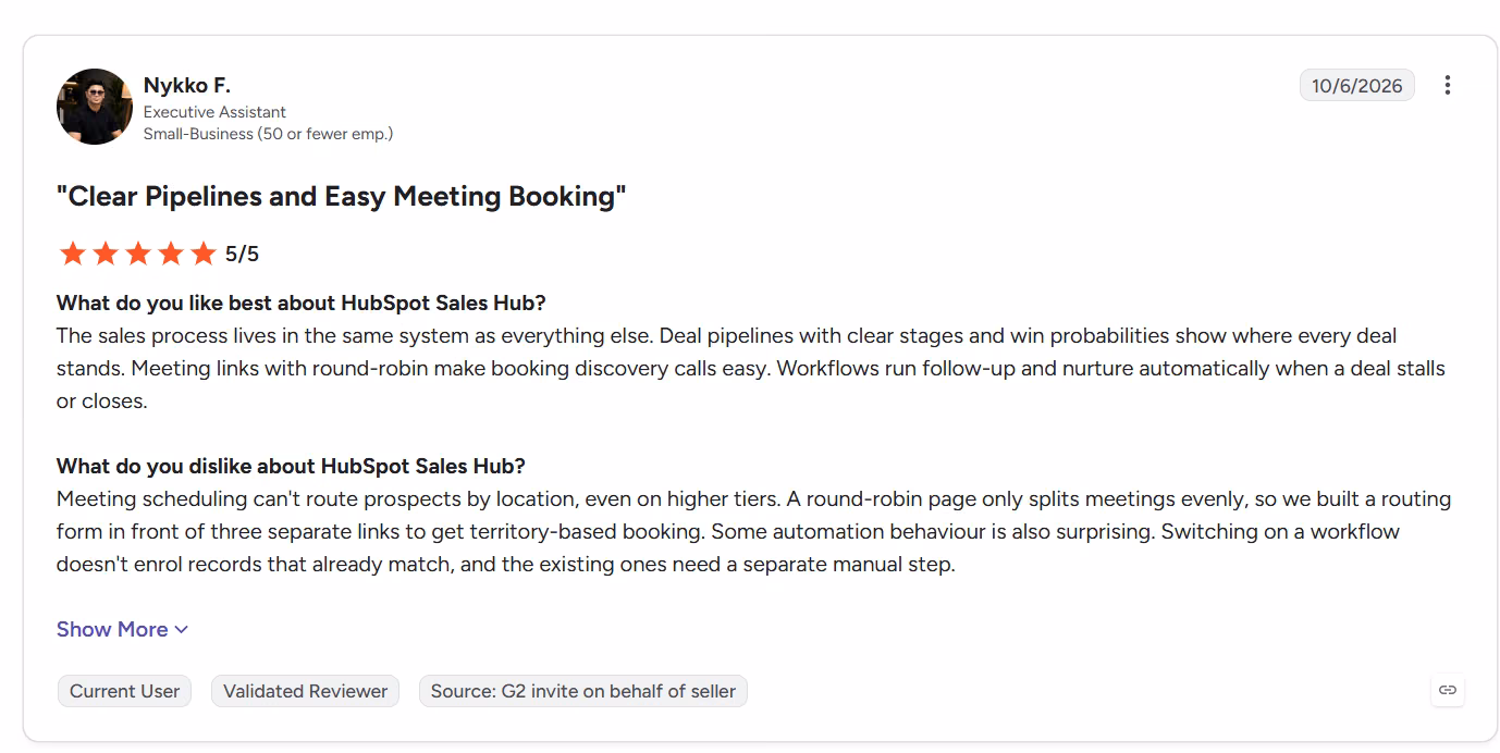 hubspot sales hub