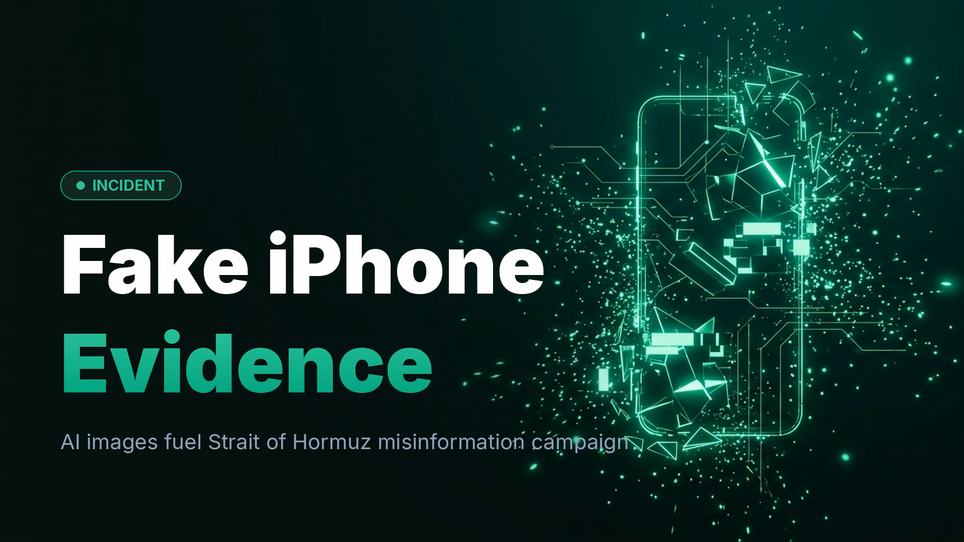 AI-Generated iPhone Images Spread in Strait of Hormuz