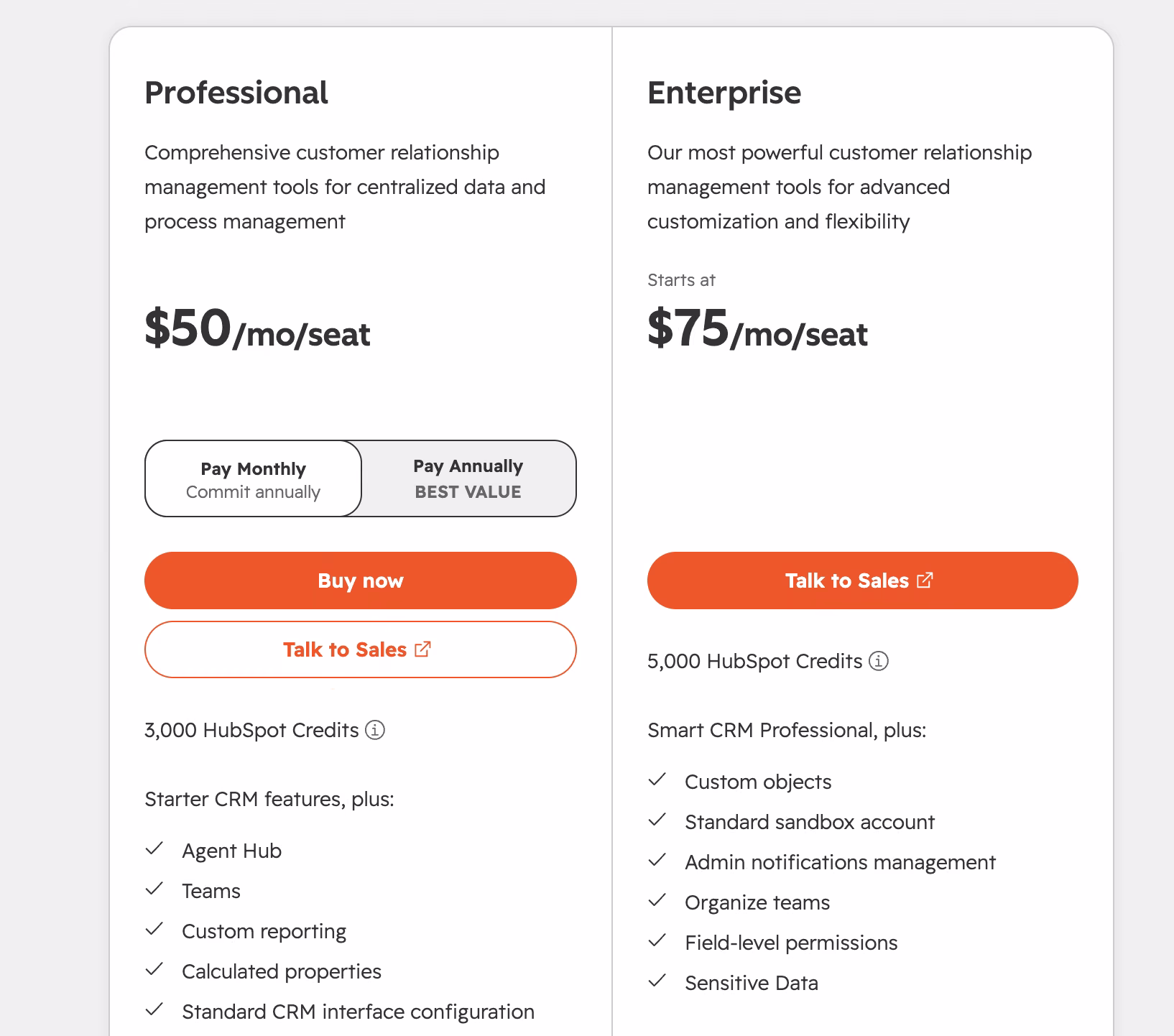hubspot pricing