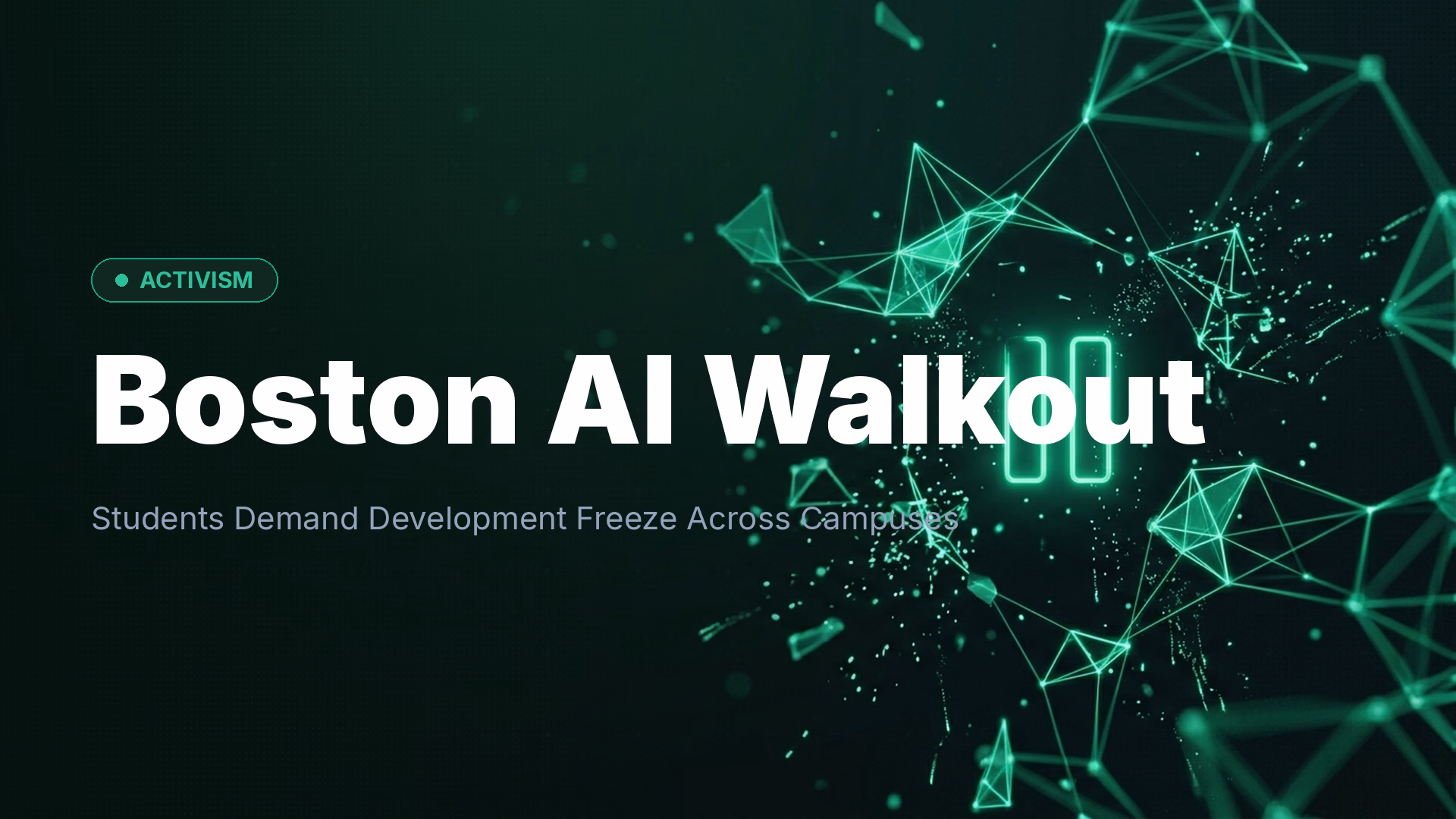 Boston Students Plan AI Development Freeze Walkout in 2026