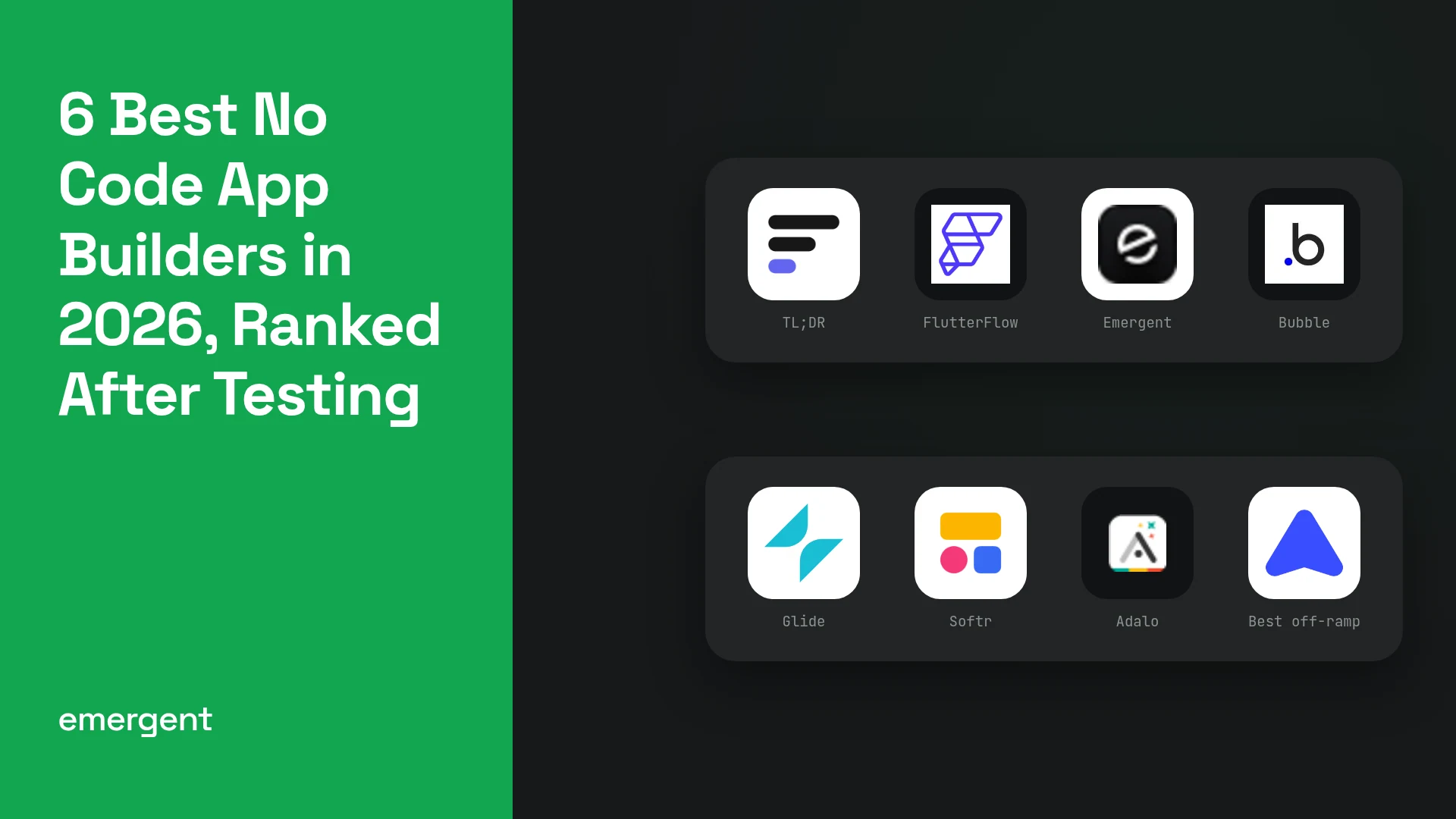 6 Best No Code App Builders in 2026, Ranked After Testing