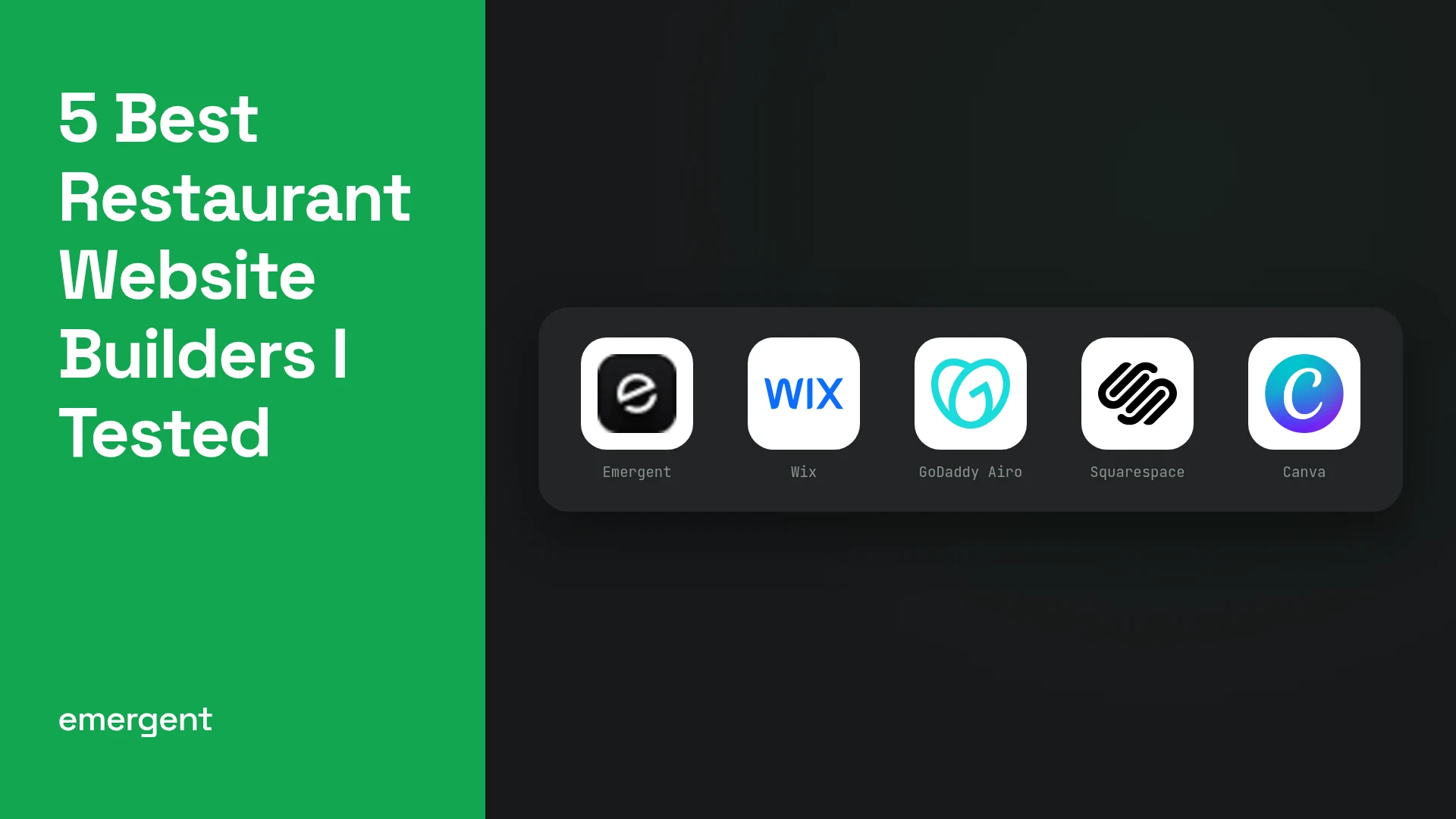 5 Best Restaurant Website Builders I Tested in 2026
