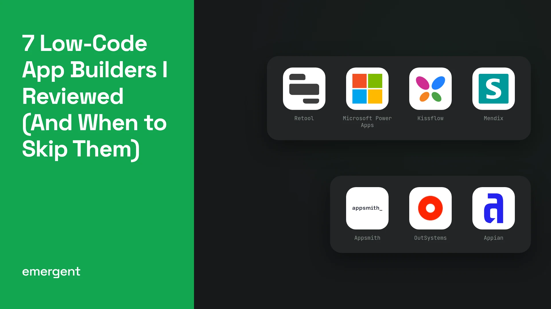 7 Low-Code App Builders I Reviewed (And When to Skip Them)
