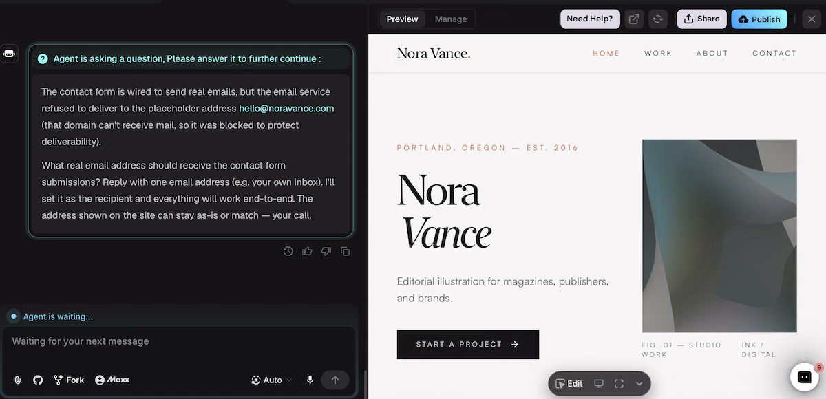 step 5 how to build a portfolio website with ai step by step