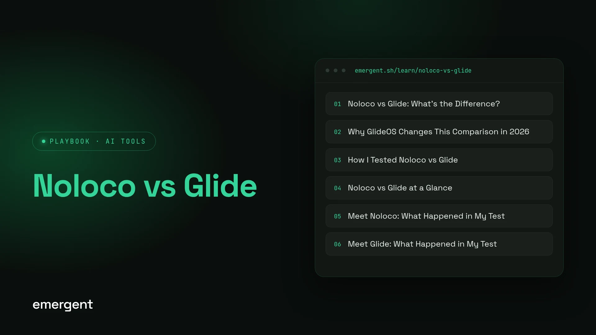 Noloco vs Glide: I Tested Both in 2026