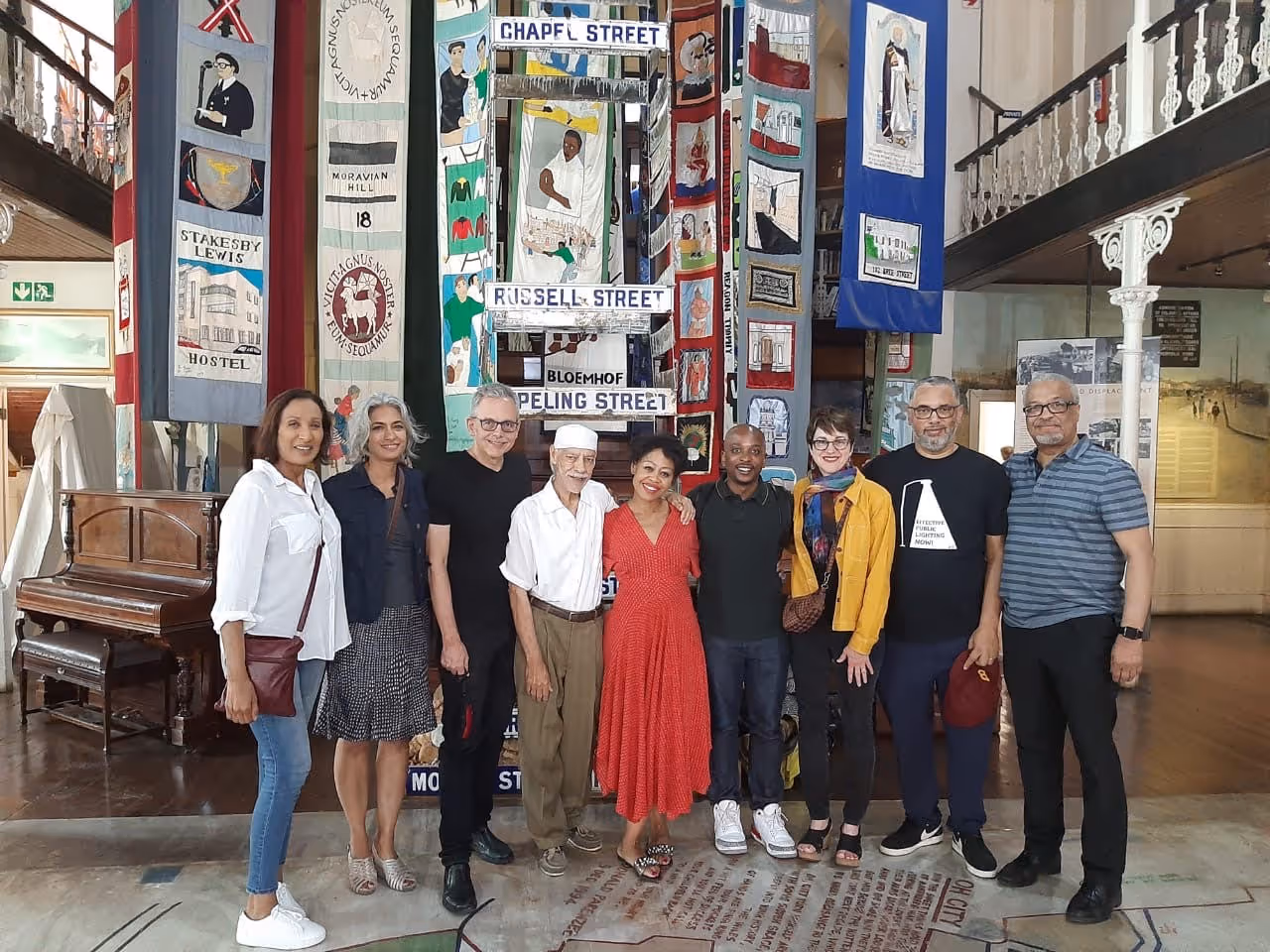 Ann with the AFRE Board at District 6 Museum