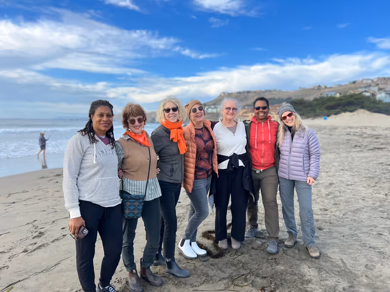 Gathering of women in community