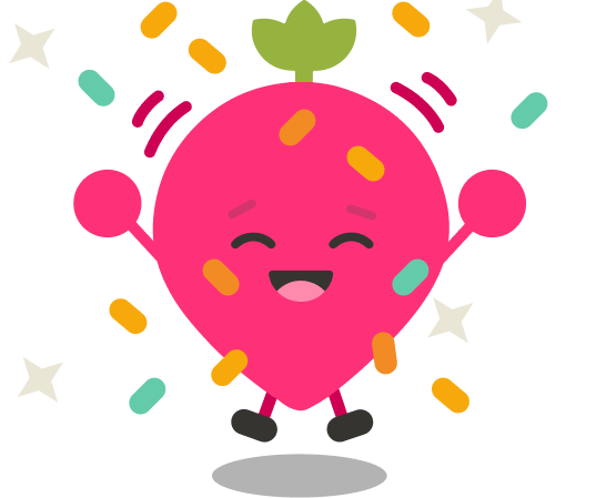 Skippi celebrating