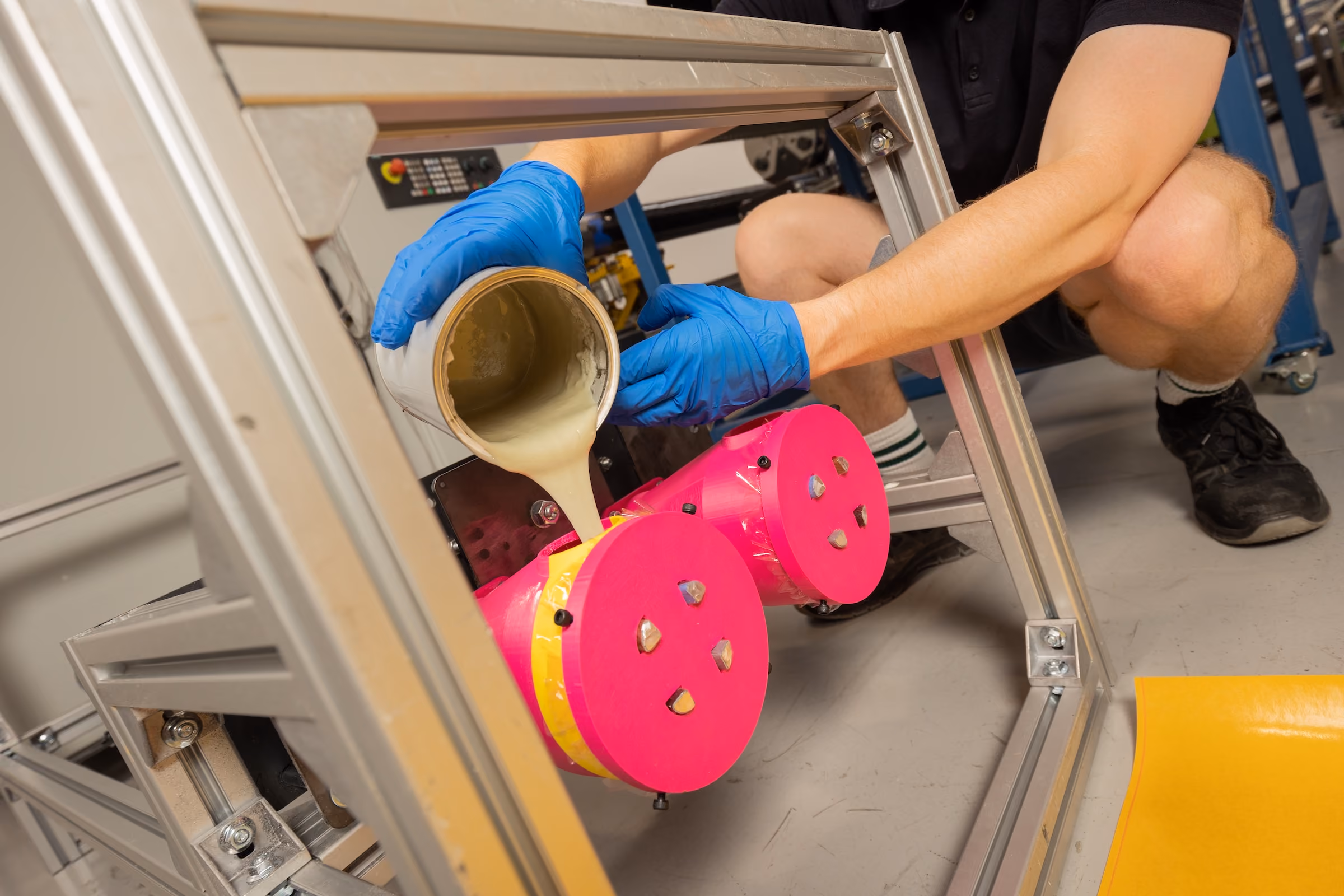 UD tape characterisation tape testing facility