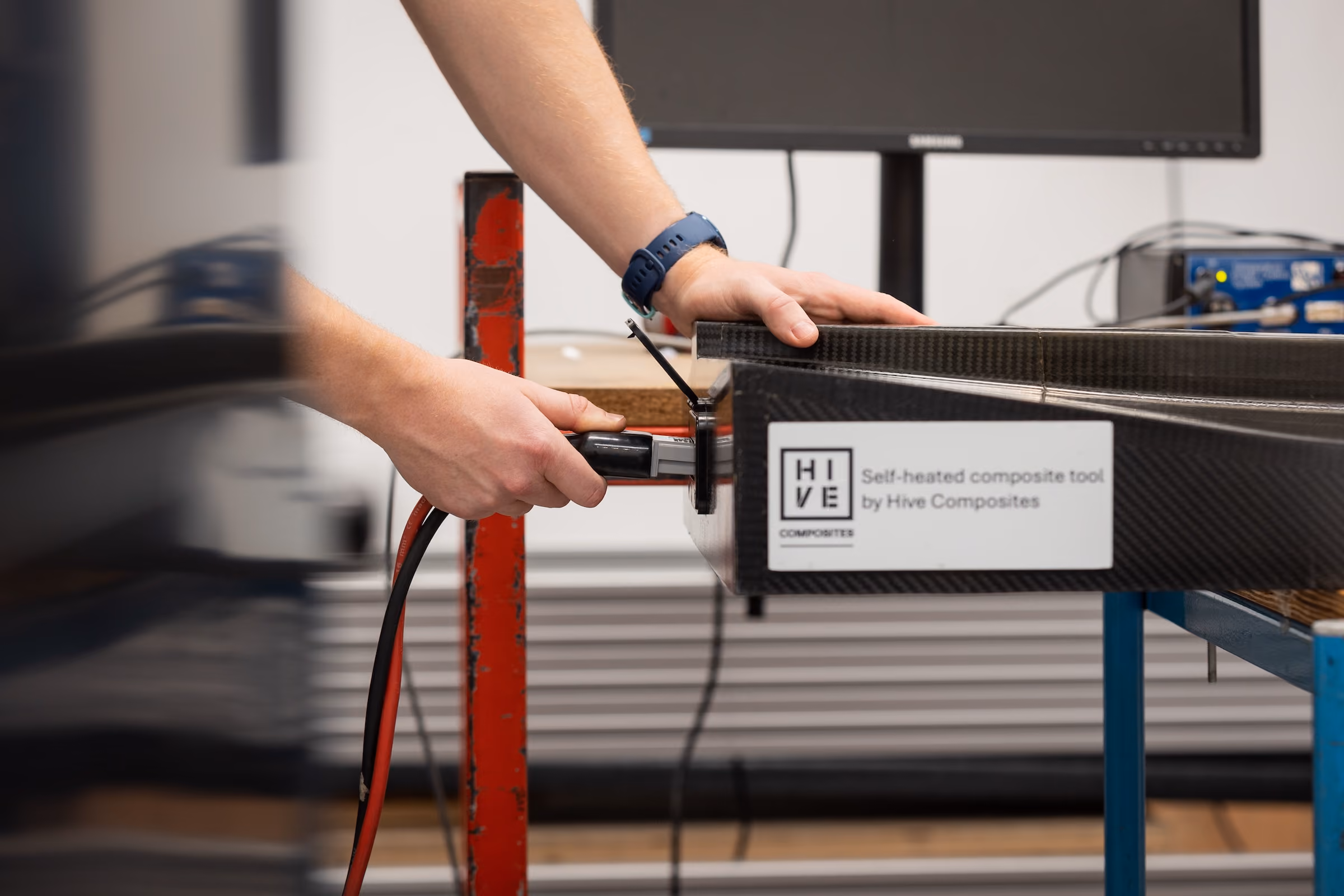 UD tape characterisation tape testing facility
