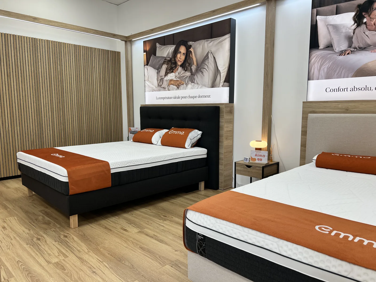 Lit et sommier Emma Deluxe - exclusivité magasin Rennes