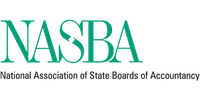 NASBA logo with text National Association of State Boards of Accountancy below the acronym.