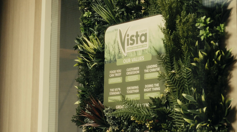 Vista Foods food production — high safety and traceability standards