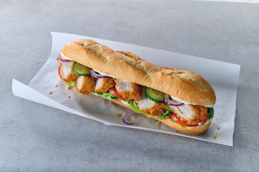 Vista Foods golden coated chicken fillets for food service