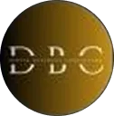 Logo avec les lettres DBC en dégradé or et noir.