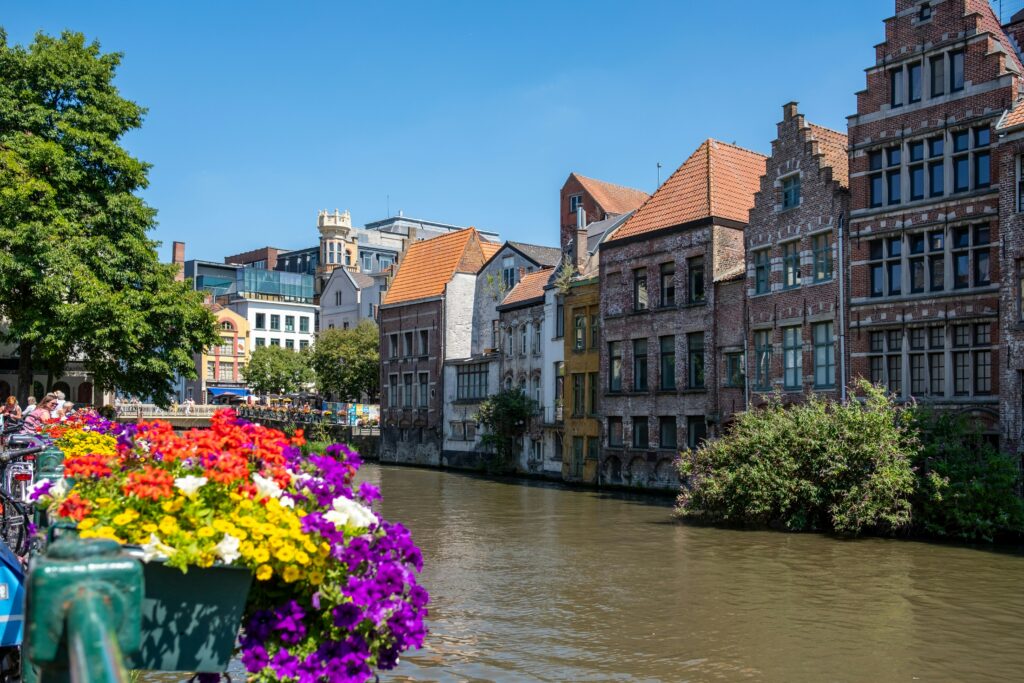 Gand en Belgique lors d'un roadtrip entre filles