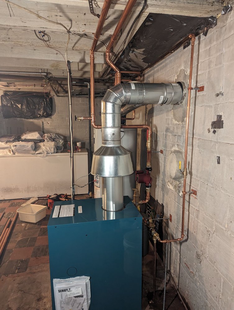 Boiler and water heater replacement project in Upper Northwest DC by Tim Whistler Plumbing