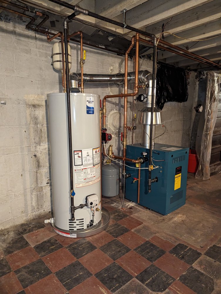 Boiler and water heater replacement project in Upper Northwest DC by Tim Whistler Plumbing