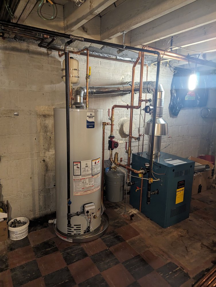 Gas water heater installation in Upper Northwest DC by Tim Whistler Plumbing