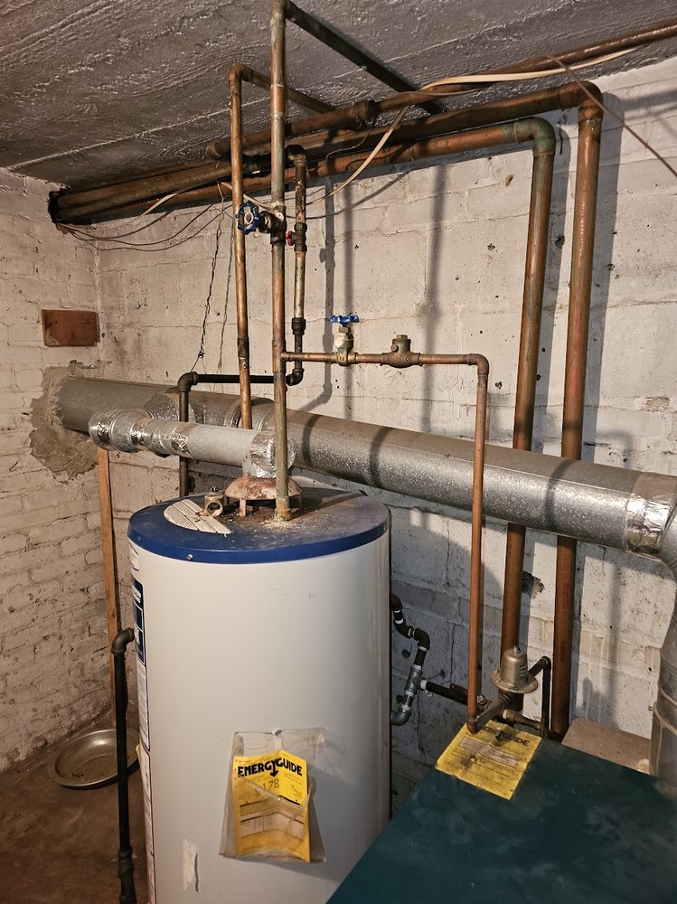 Gas line relocation work in Upper Northwest DC by Tim Whistler Plumbing