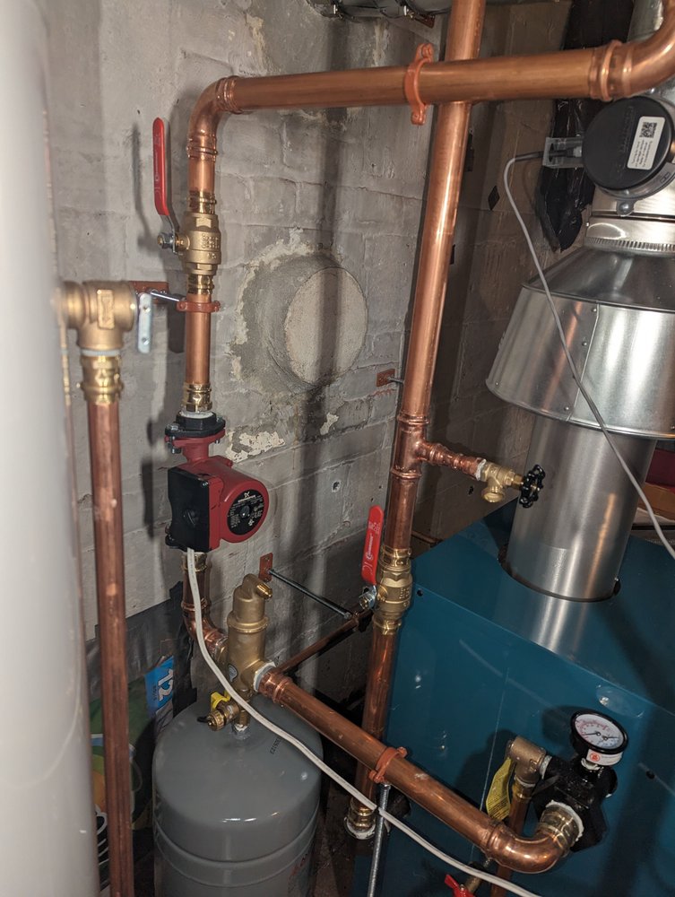Boiler and water heater replacement project in Upper Northwest DC by Tim Whistler Plumbing