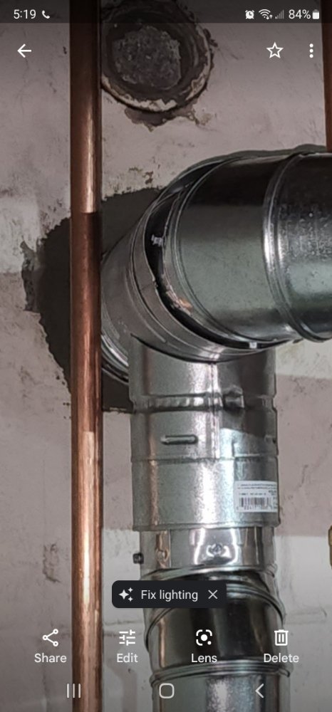 Water heater and furnace chimney liner installation in Kensington MD by Tim Whistler Plumbing