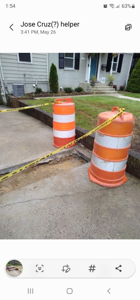 Water main shutoff valve relocation in Silver Spring MD by Tim Whistler Plumbing