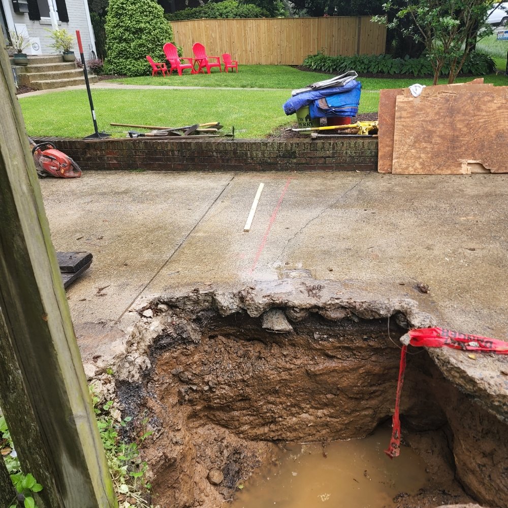 Emergency water main replacement in Silver Spring MD by Tim Whistler Plumbing