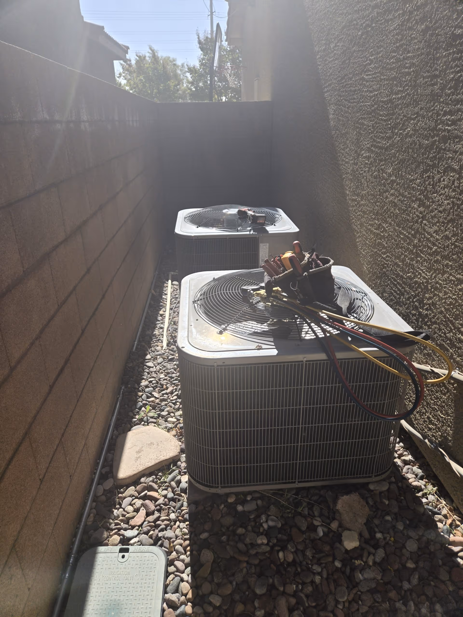 AC capacitor replacement and component repair in McLean VA by Tim Whistler Plumbing
