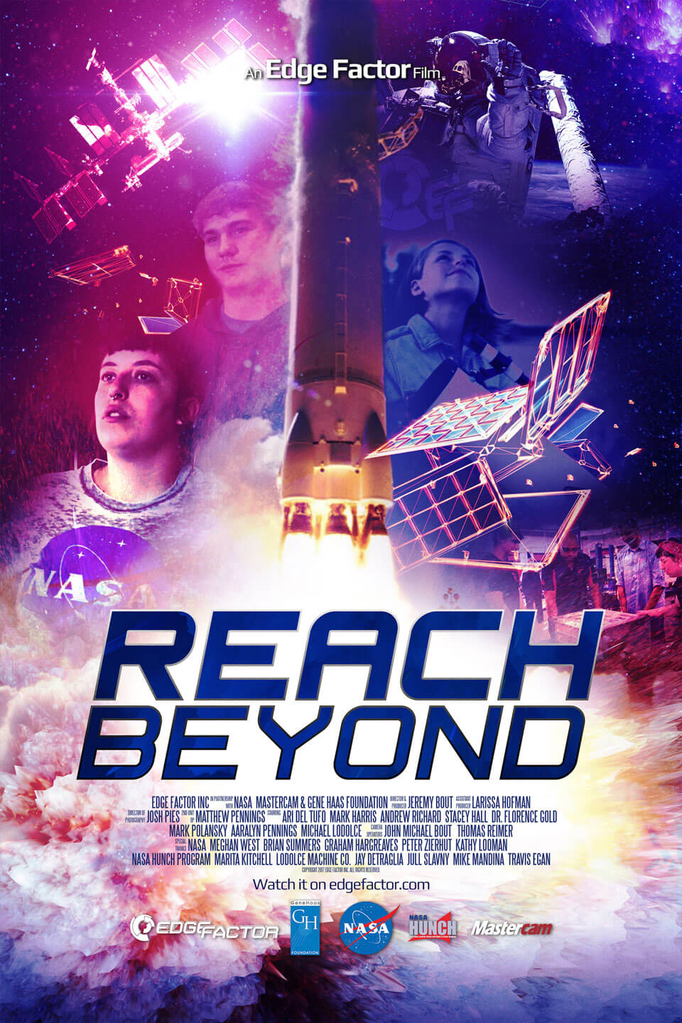 A poster designed for one of the Edge Factor films.