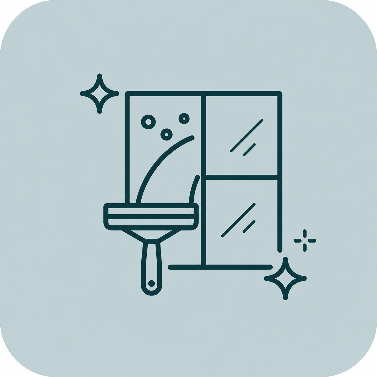 Window Cleaning Icon