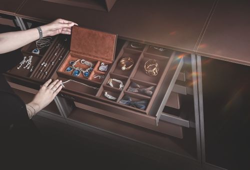 em couro Premium Leather Wrapped Wardrobe Accessories