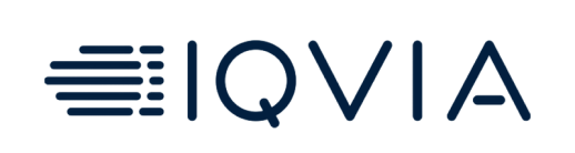 IQVIA company logo with horizontal lines forming a stylized icon.
