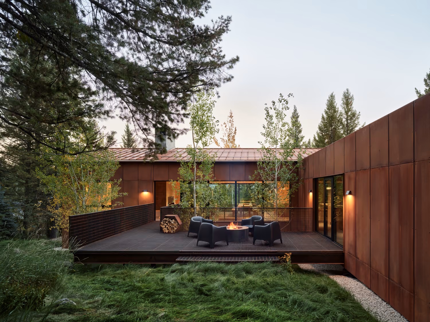 Caju is a custom luxury home built by Wind River Builders in Jackson Hole, WY