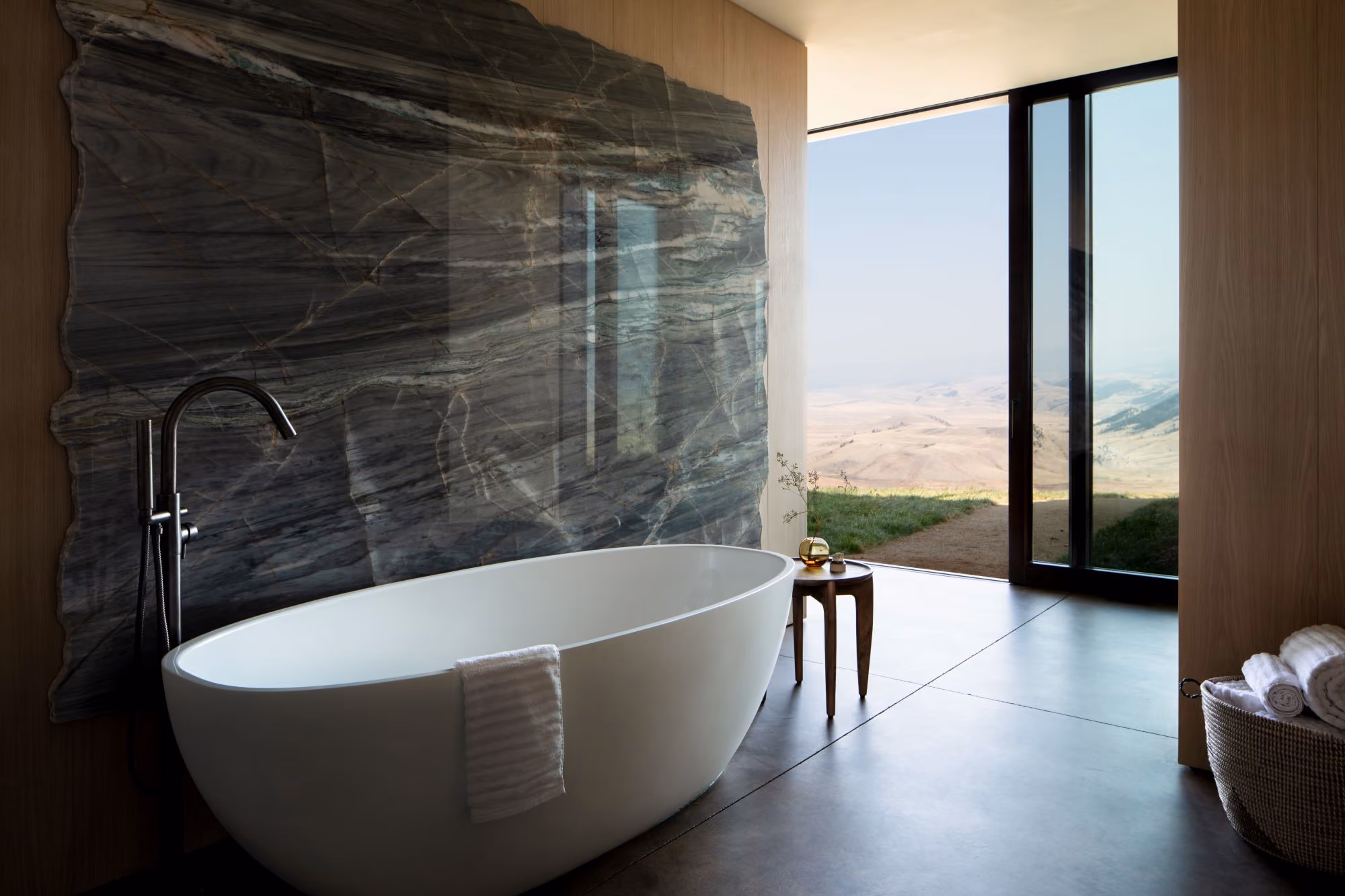 Master bath in Saddle Butte, a custom luxury home