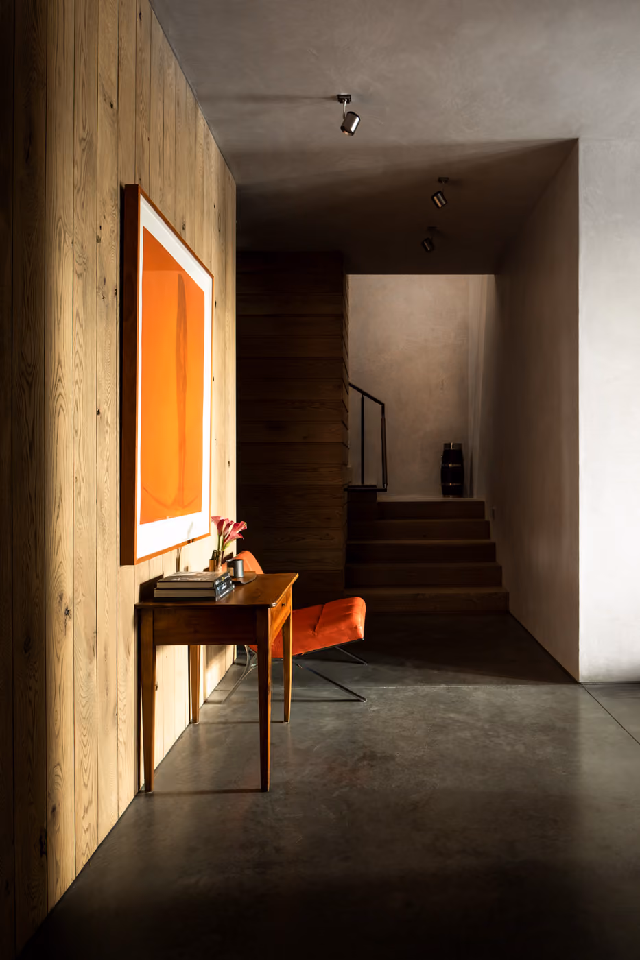 Hallway in Village Chalet home