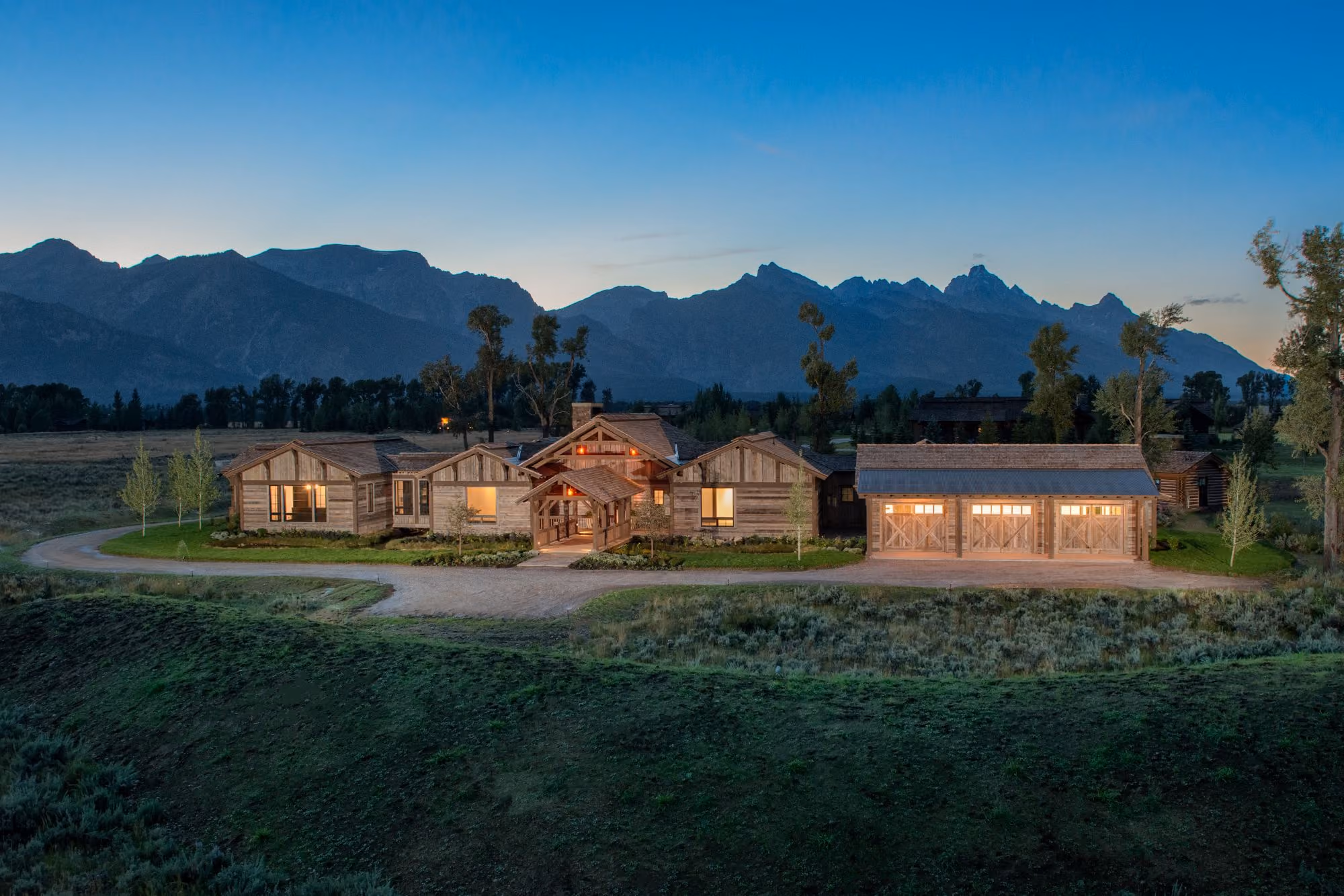 A custom luxury home in Jackson Hole