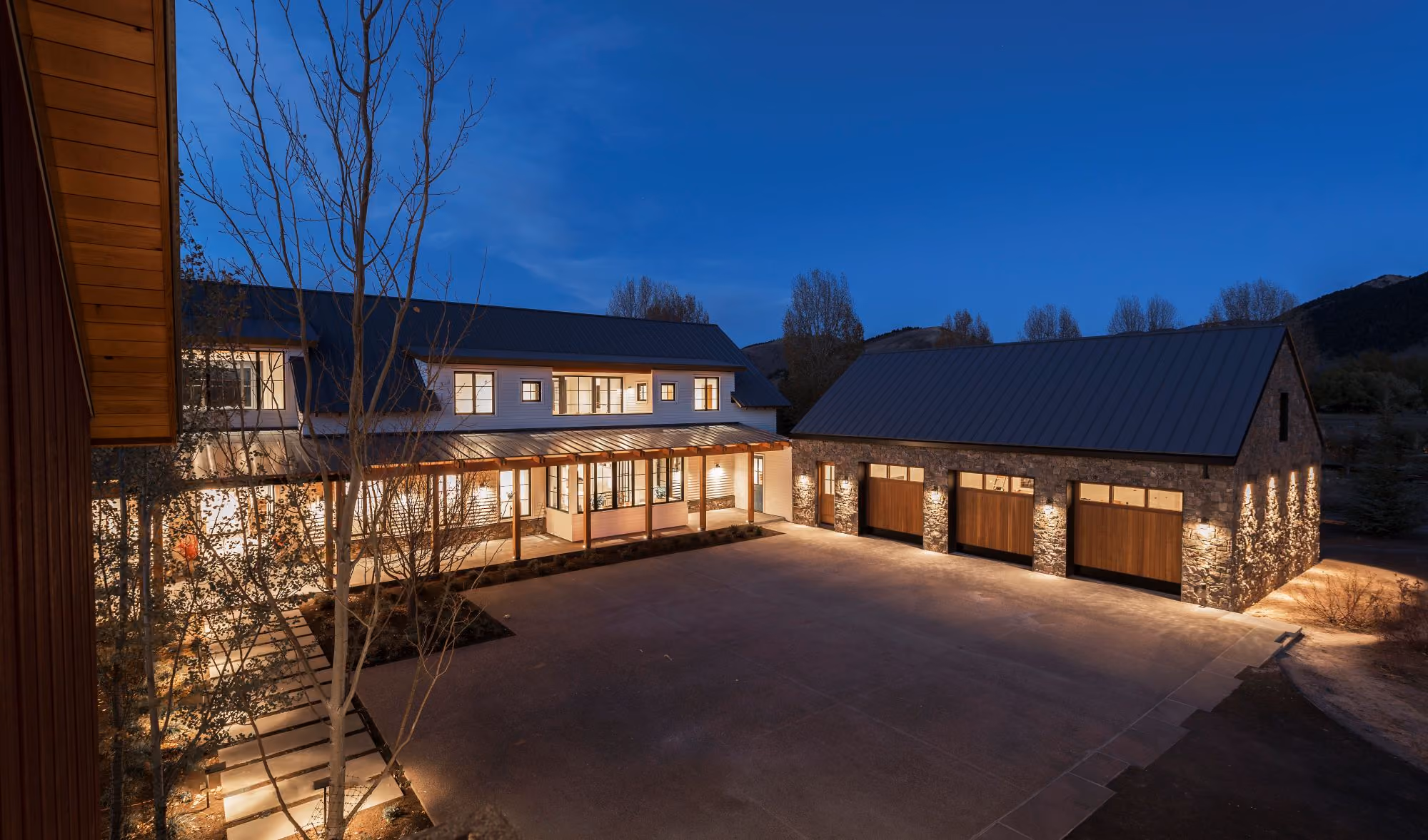 Farm house patio