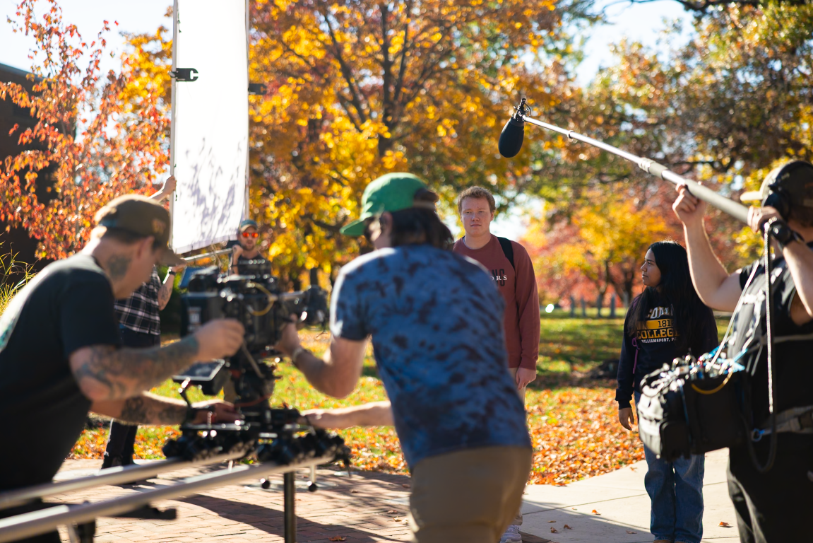 Behind the lens on a DMK production