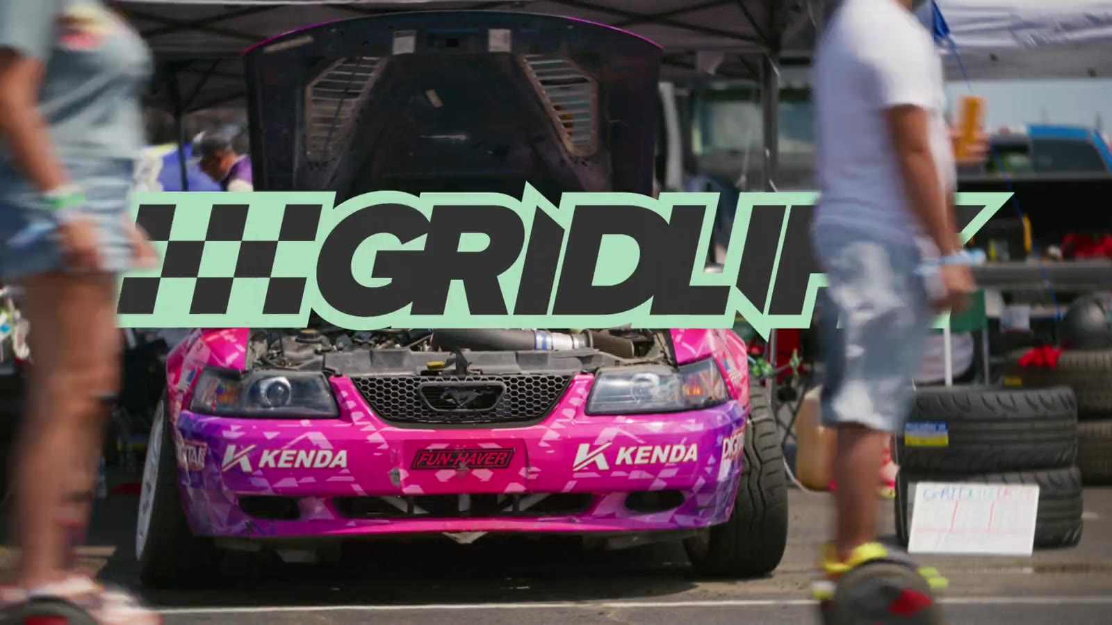 Drift car wheel and tire smoke at speed
