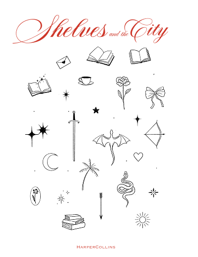Custom flash tattoo sheet designed for a Tattoo Popups event.