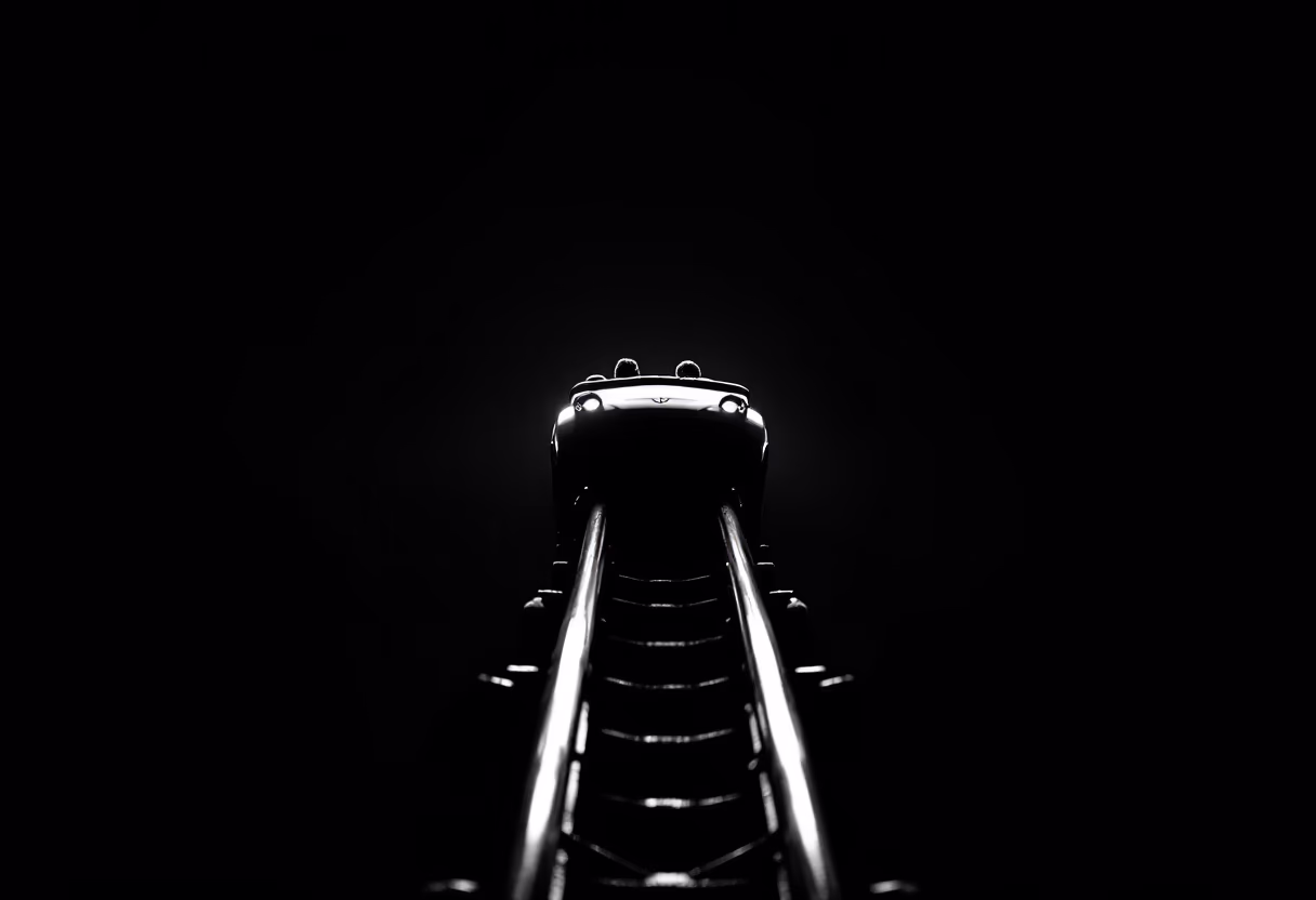 image of roller coasters