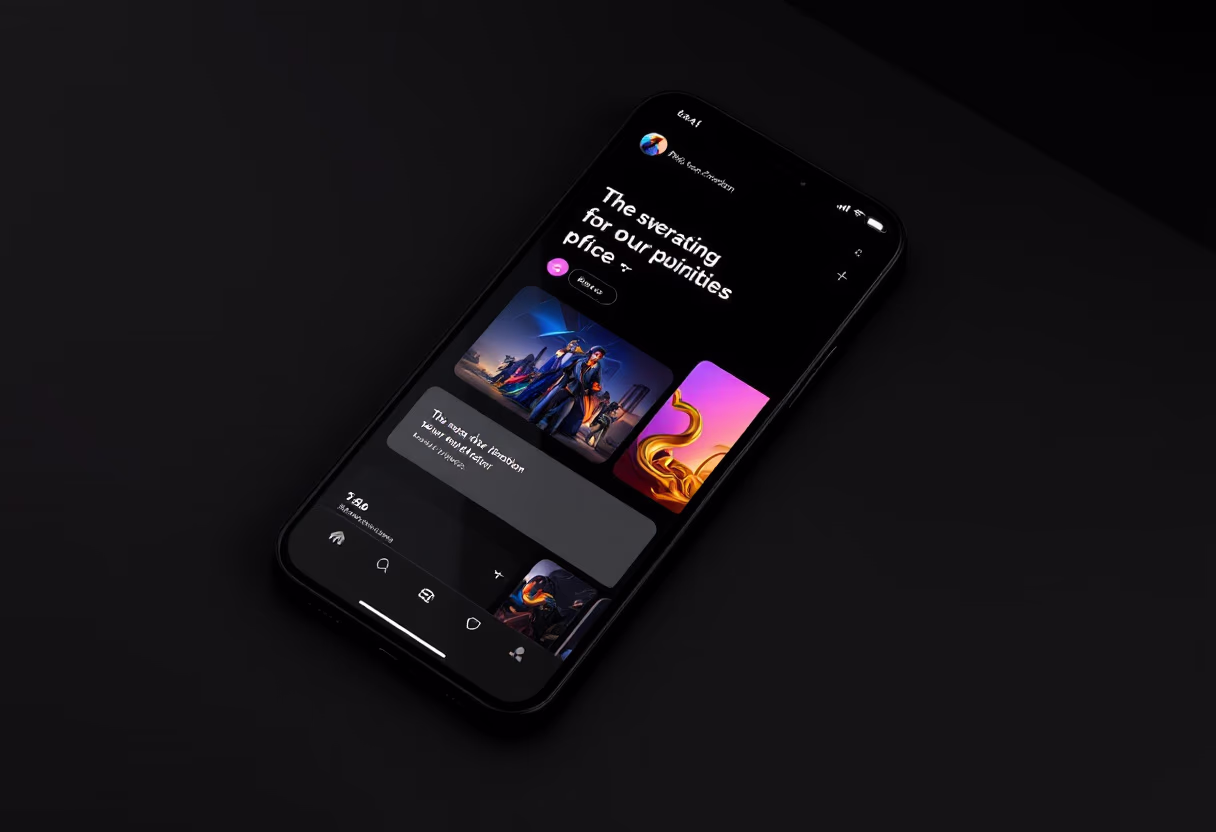 [digital project] image of past client project on a mobile device (for a web design agency)