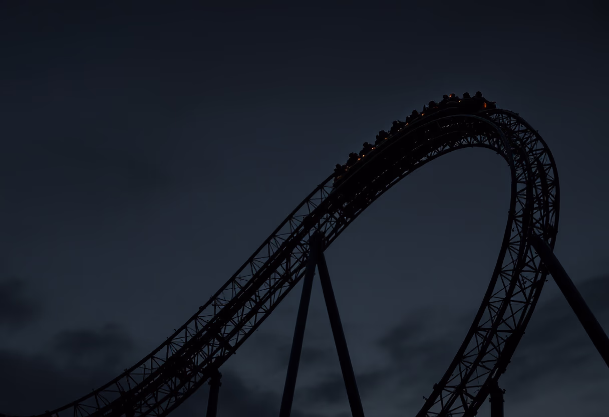image of park with people enjoying rides