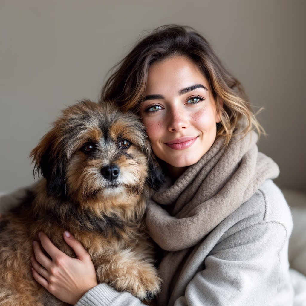 [headshot] image of customer with their pet