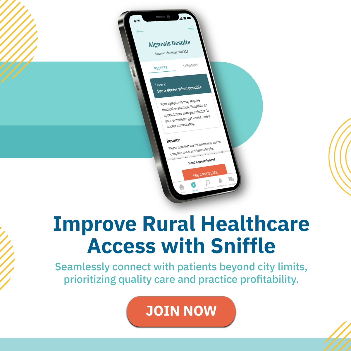 Sniffle Healthcare App