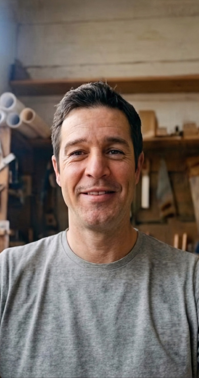 James, a mortgage broker, in the take he just filmed